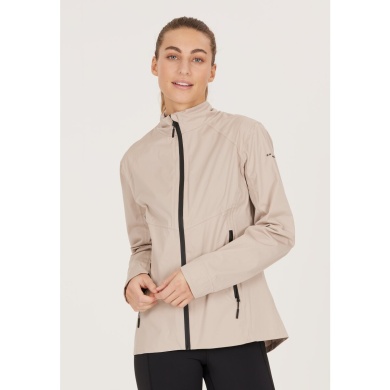 Endurance Laufjacke Kommy (wind- und wasserdicht) taupebraun Damen